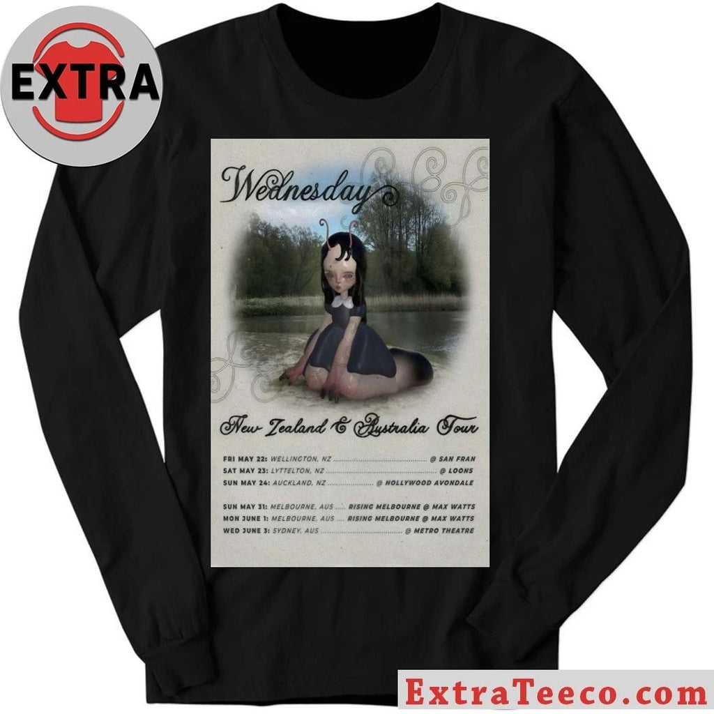 Wednesday New Zealand & Australia 2026 Poster Shirt