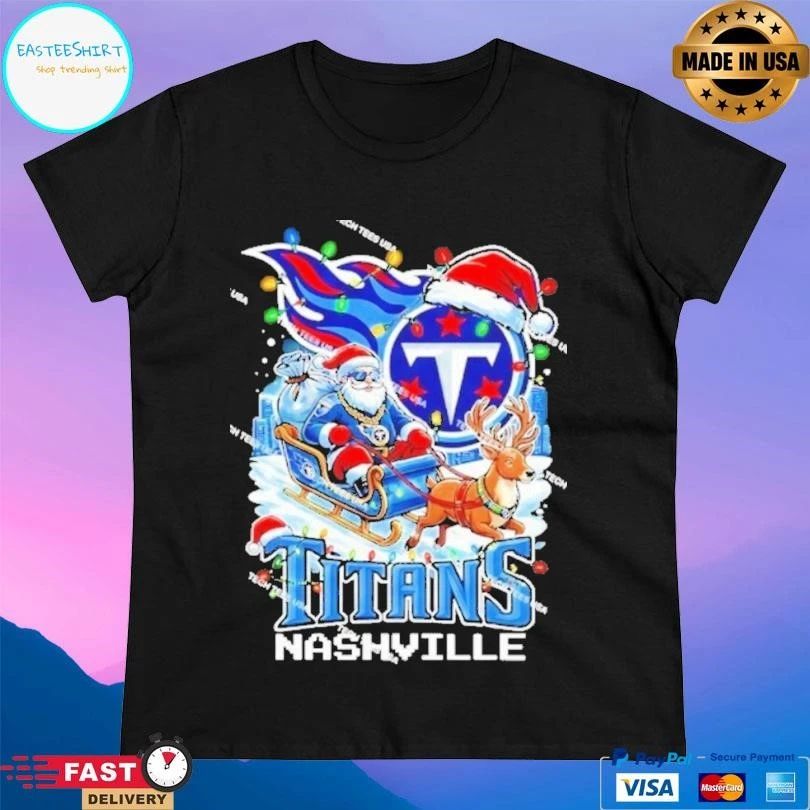 Tennessee Titans Football Nashville Christmas Holiday 2025 T-shirts