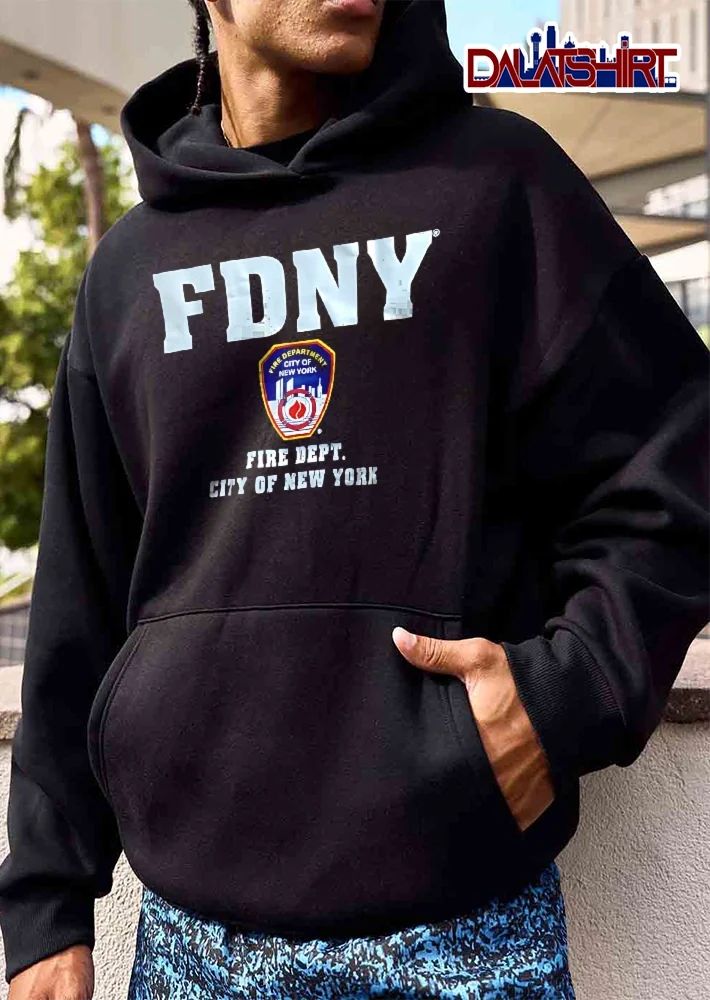 Fdny Fire Dept City Of New York Shield Emblem Nyc Skyline Flame shirt