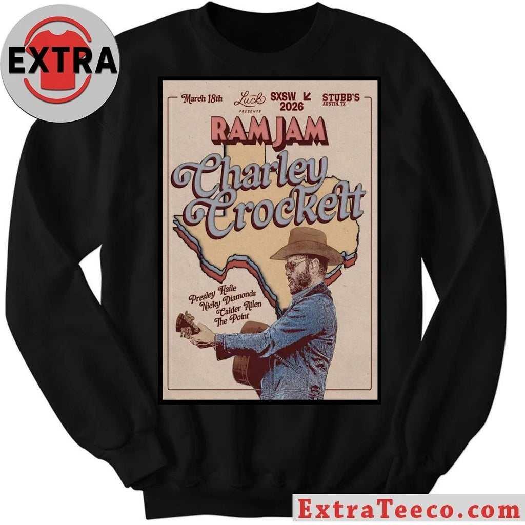 Charley Crockett Stubb’s In Austin TX 3 18 2026 Poster Shirt