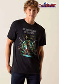 Our Ships Have Sailed The Sea Of Stars Egyptian God Anubis Staff Glowing Portal Lightning shirt