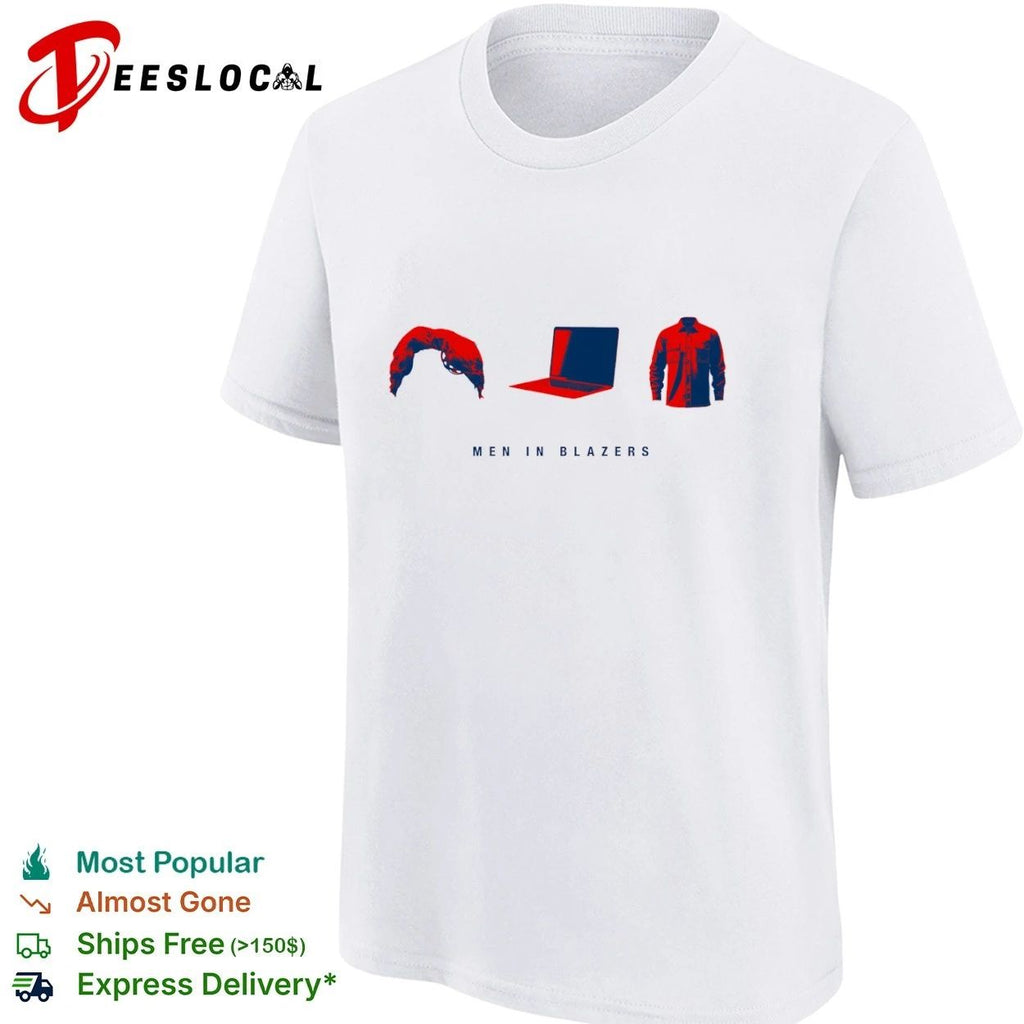 Men in Blazers soccer podcast football T-shirt