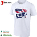 Chicago Cubs Waving Flag Chicago Cubs Starter T-shirt