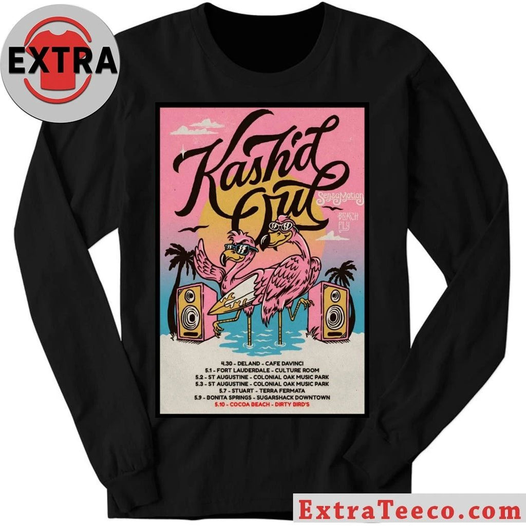 Kash’d Out Beach Fly Tour 2026 Poster Shirt