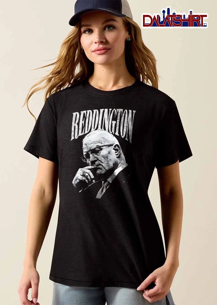 Reddington Man Glasses Ring Hand On Face Black White Portrait shirt