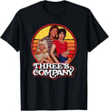 Three’s Company T-Shirt 80s TV Show Roommates Retro Tee