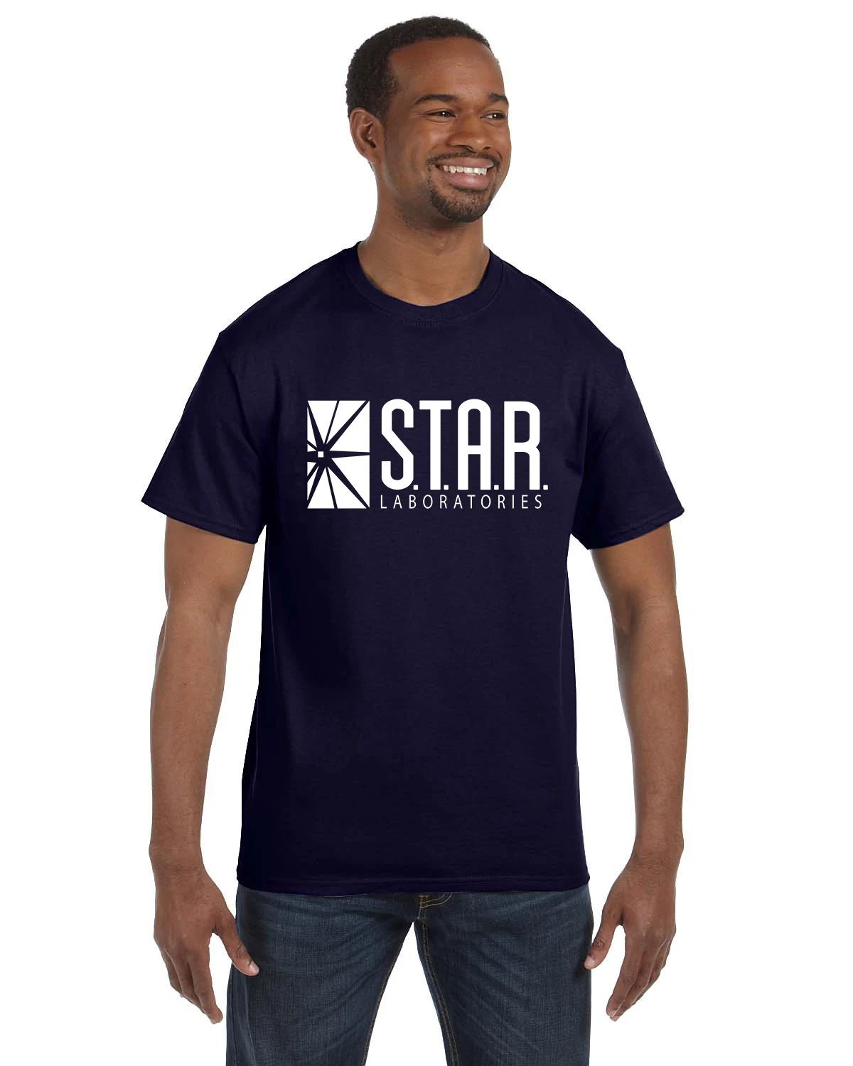 Star Labs Tee Shirt Tee The Flash STAR LABORATORIES Superman Comic Small-5XL