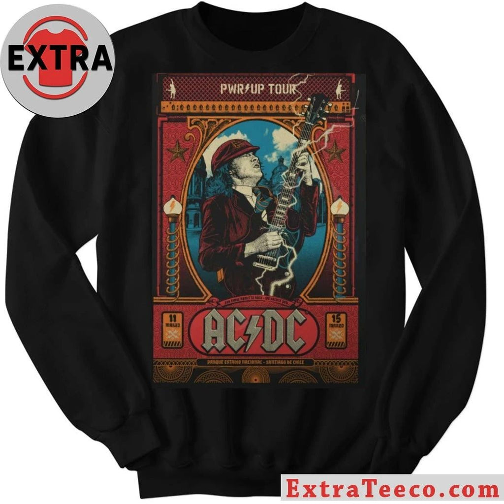 AC DC March 11 2026 Parque Deportivo Estadio Nacional Santiago, Chile Poster Shirt
