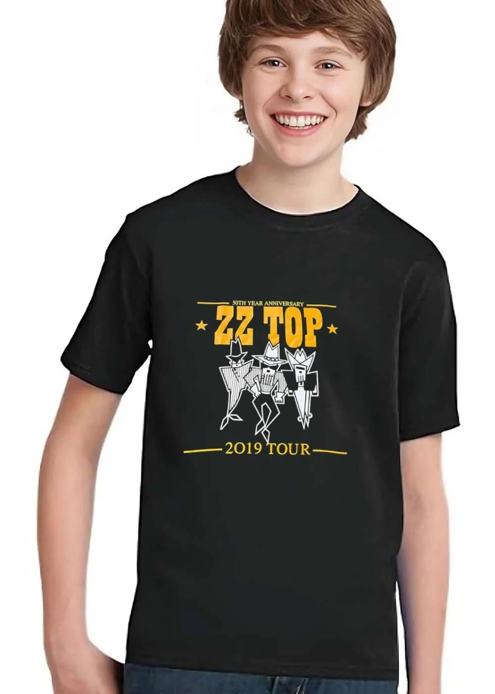 Zz Top 50th Year Anniversary 2019 Tour Stylized Band Member Caricatures shirt