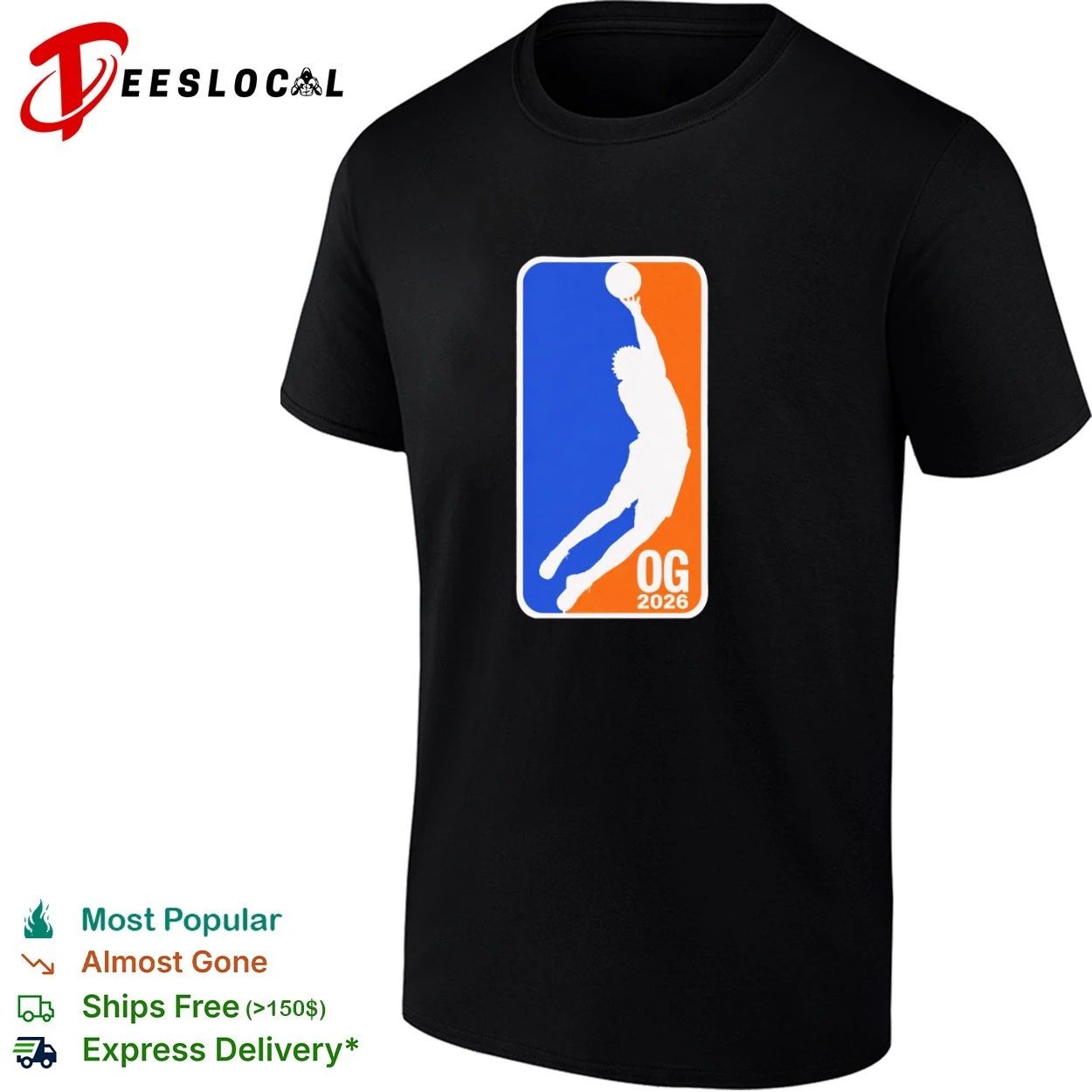 OG 2026 Basketball Dunk sports T-shirt