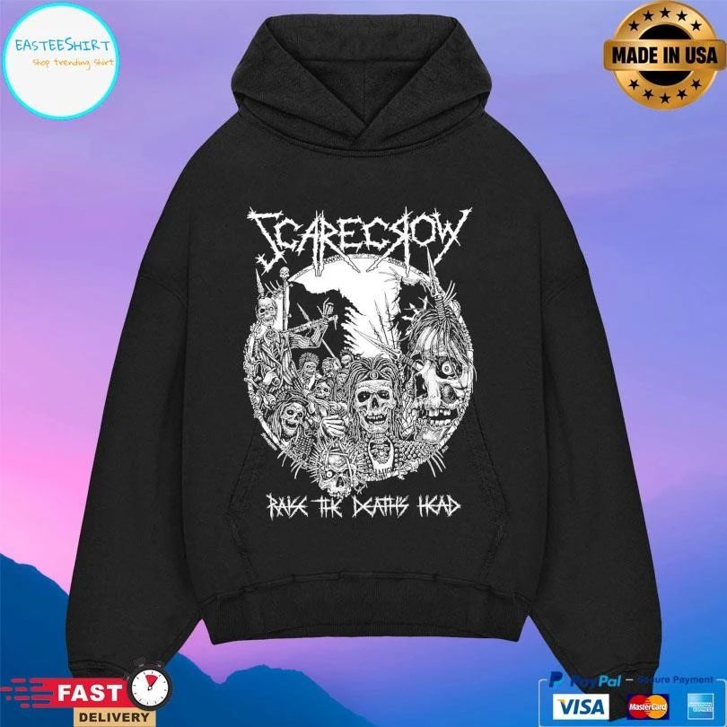 Scarecrow Raise The Death’s Head T-shirts