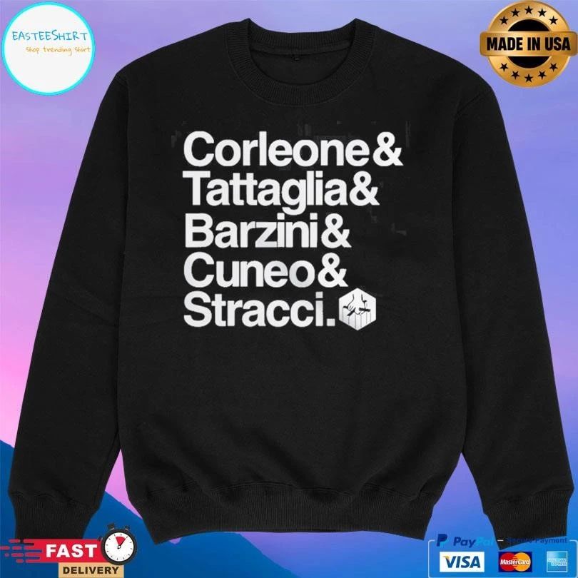 Corleone And Tattaglia And Barzini And Cuneo And Stracci T-shirts
