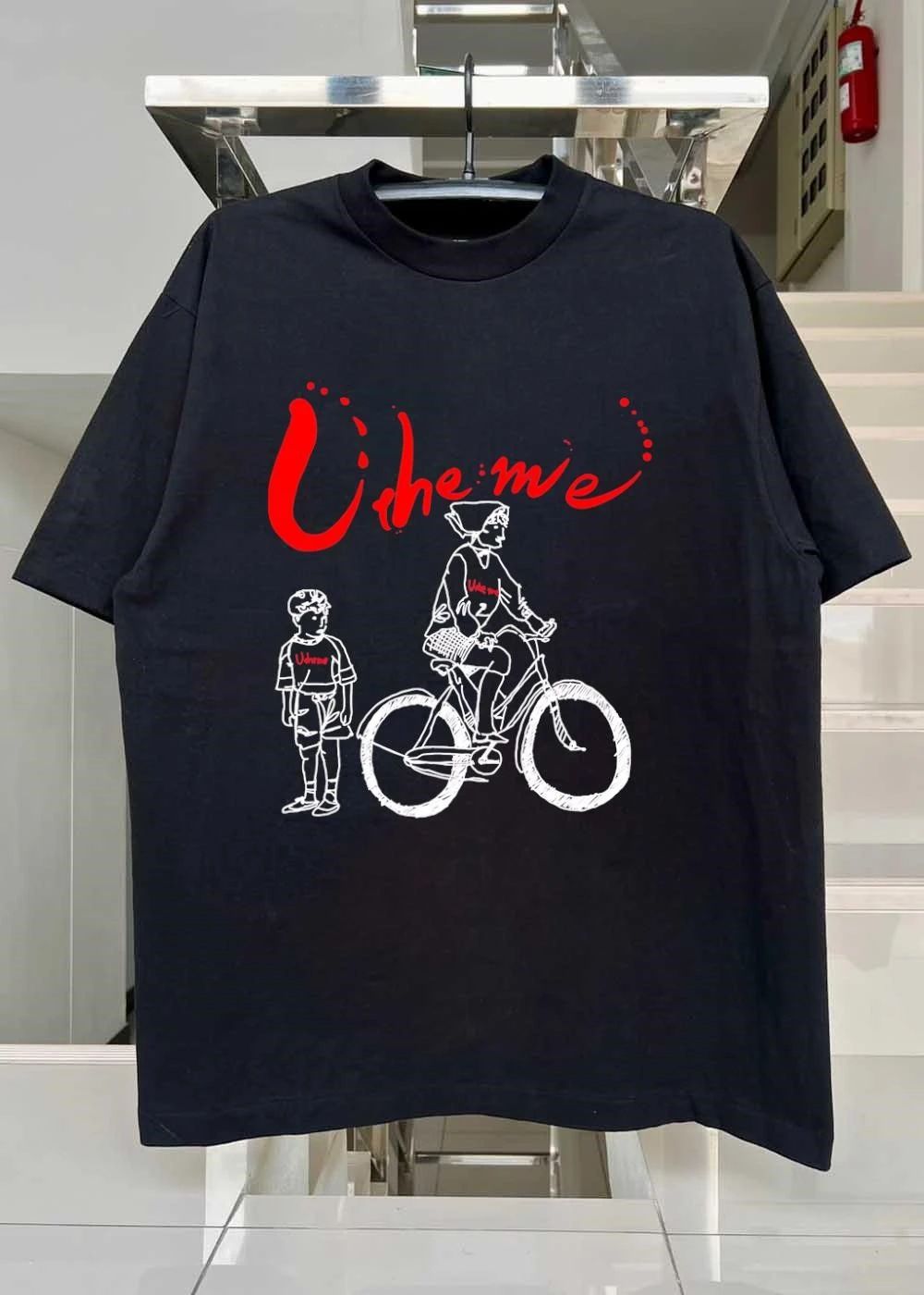Utheme Rider and Standing Boy Cycling Sport shirt