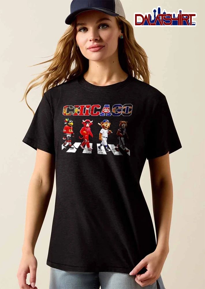 CHICAGO Blackhawk hockey Bull basketball Cub baseball Bear football shirt