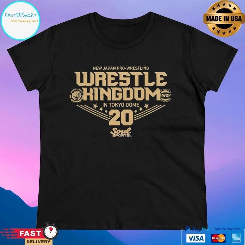 New Japan Pro-wrestling Wrestle Kingdom In Tokyo Dome 20 Soul Sports T-shirts