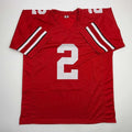 Caleb Downs Ohio State Red Reprint Jersey