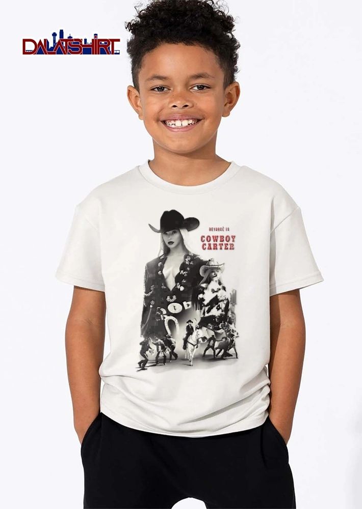 Beyonce Is Cowboy Carter Bootleg Western Movie Poster White Horse Dancers shirt