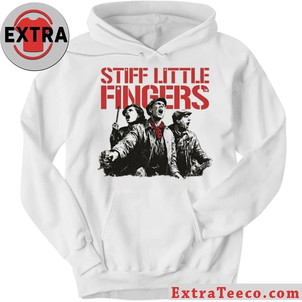 Stiff Little Fingers Raise Your Voice Ecru Tour T-Shirt