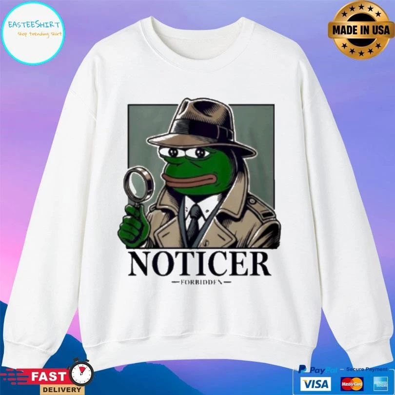 Noticer Pepe Forbidden Frog T-shirts