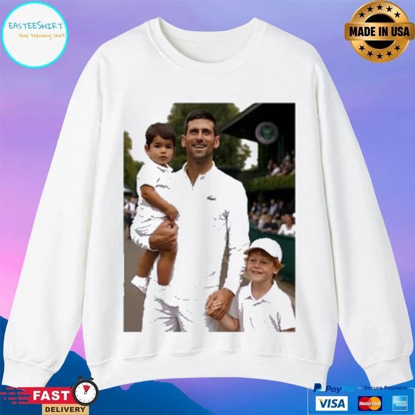 Djokovic Alcaraz And Jannik Australian Open T-shirts