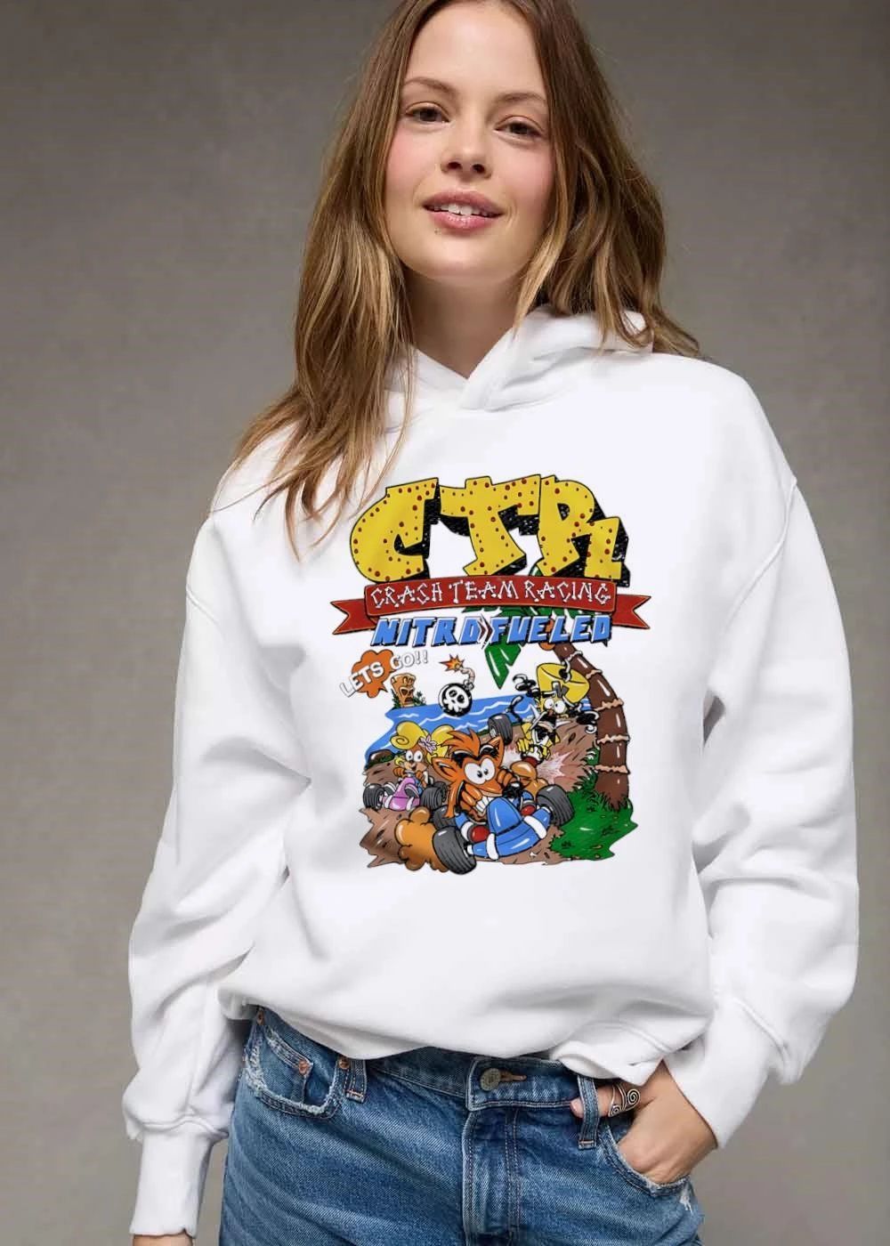 Ctr Crash Team Racing Nitro Fueled Lets Go Cartoon Drivers Karts shirt