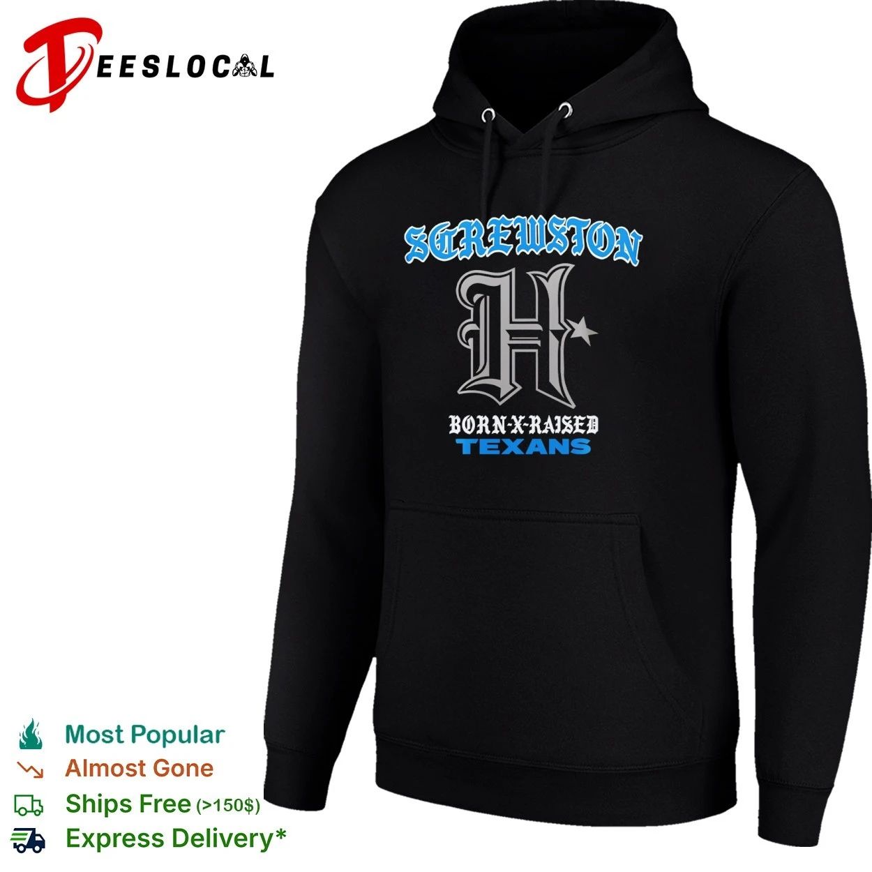Screwston Born-X-Raised Texans Houston Texans T-shirt