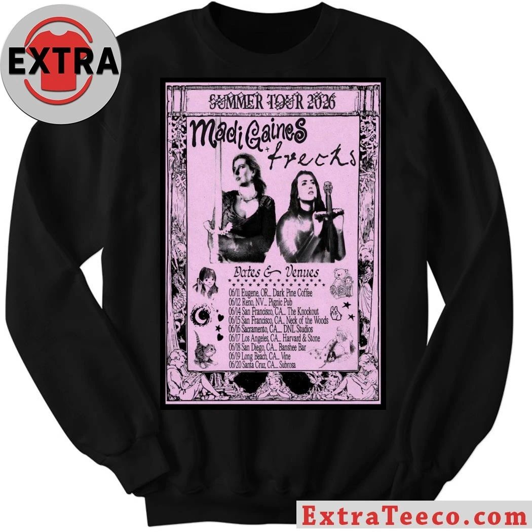 Madi Gaines Summer Tour 26 Poster Shirt
