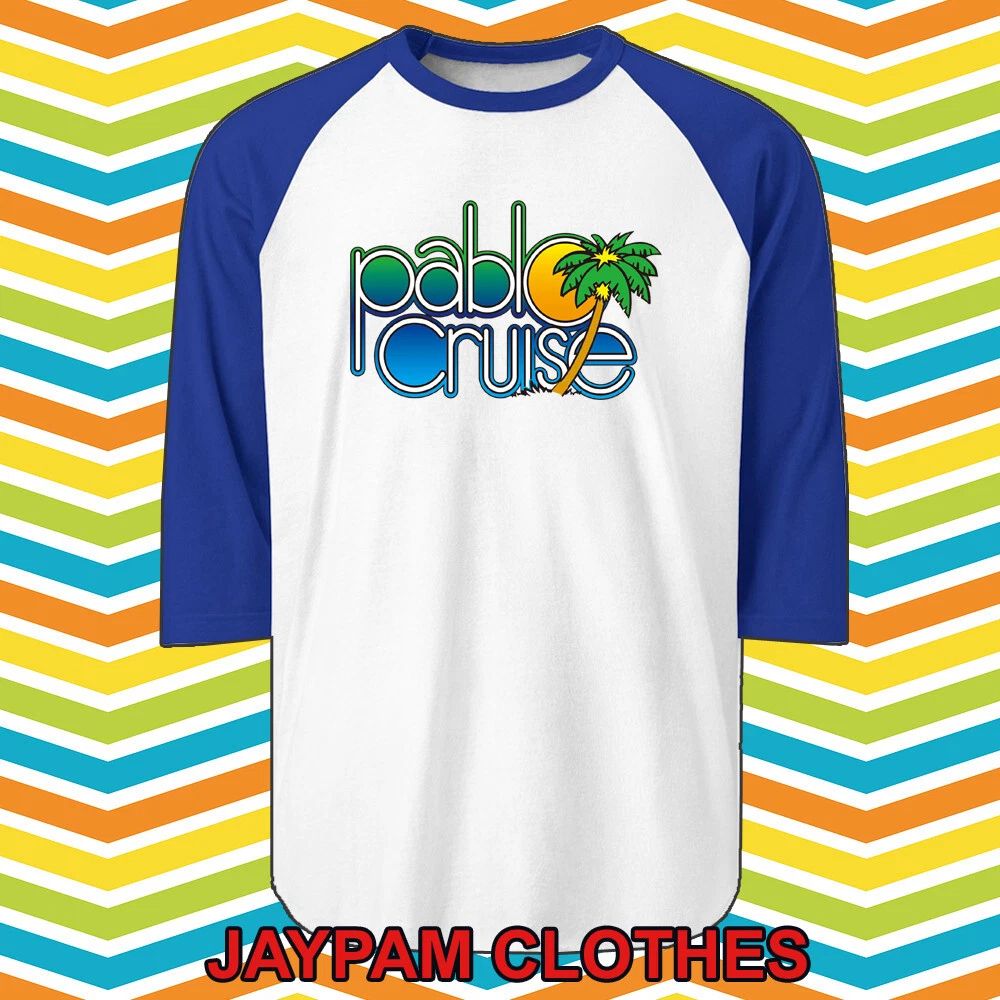 Pablo Cruise Men's Raglan Blue Size S - 2XL