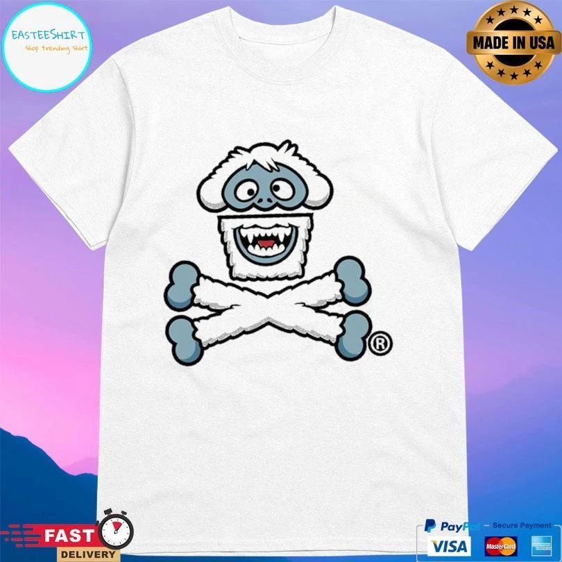 Boxy Snow Monster Crossbones T-shirts