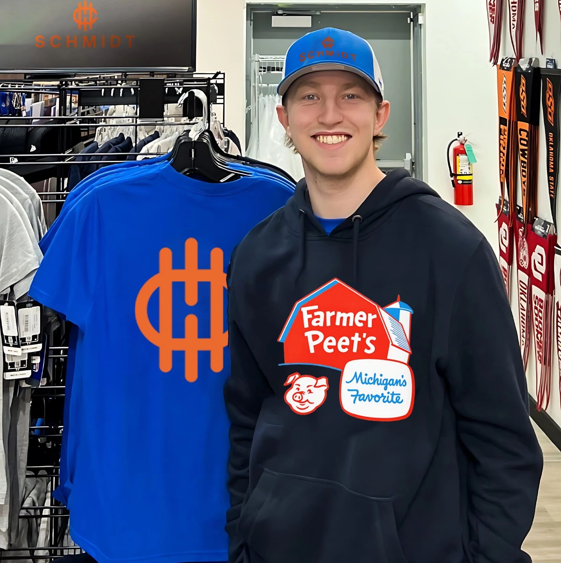 Farmer Peet’s logo Michigan’s favorite retro shirt