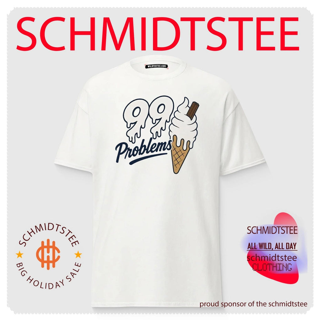 99 Problems Ice Cream Funny Food Pun Soft Serve shirt