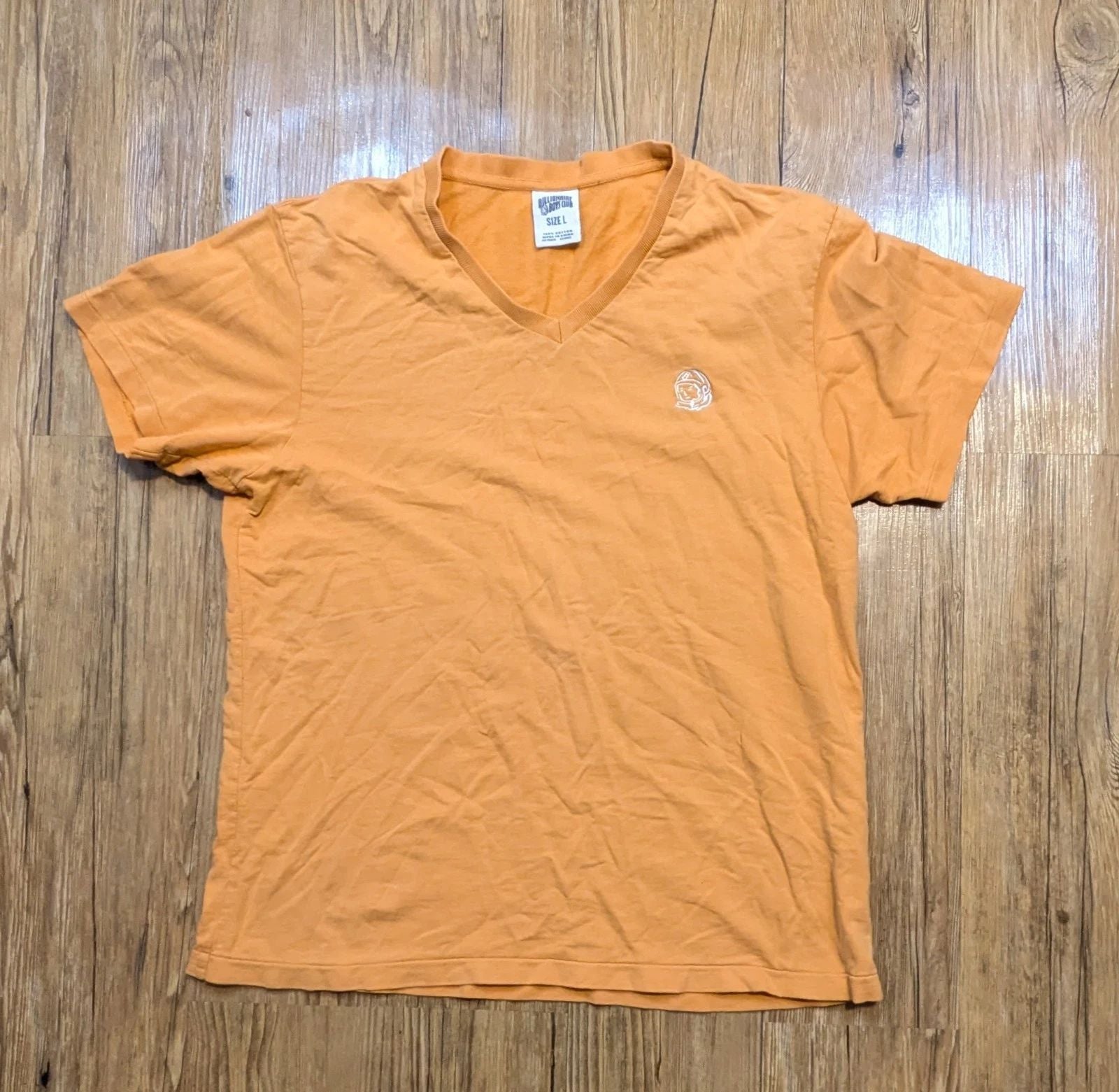 Billionaire Boys Club Orange V Neck T-shirt Men’s Size L B45