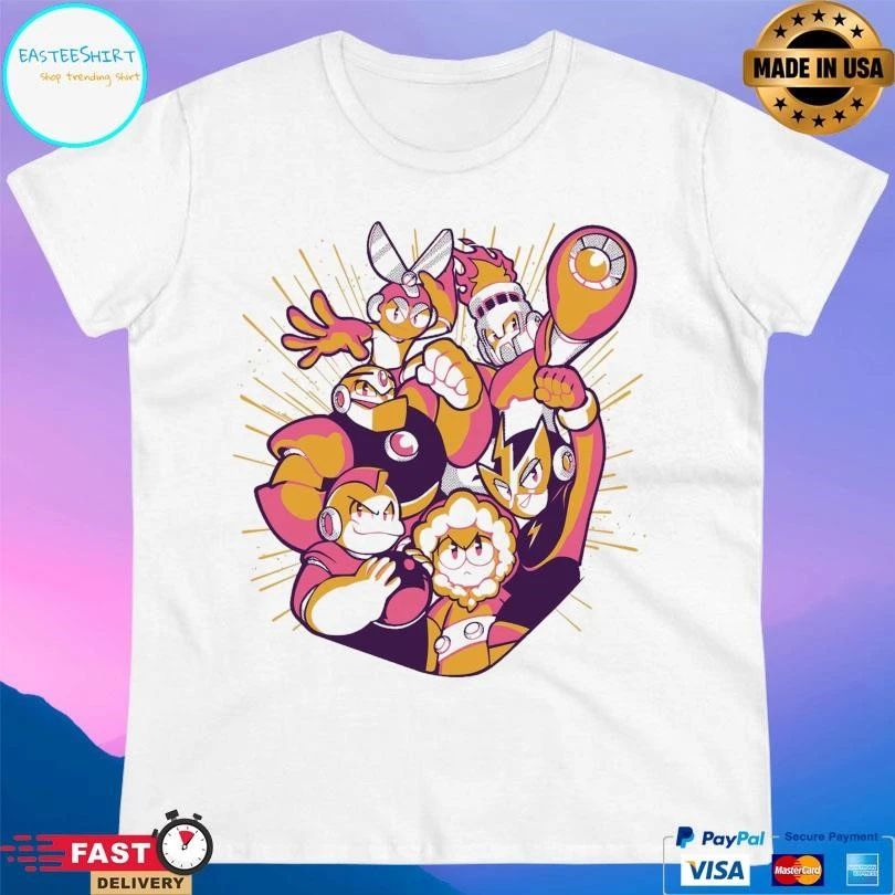 Robot Masters Mega Man T-shirts