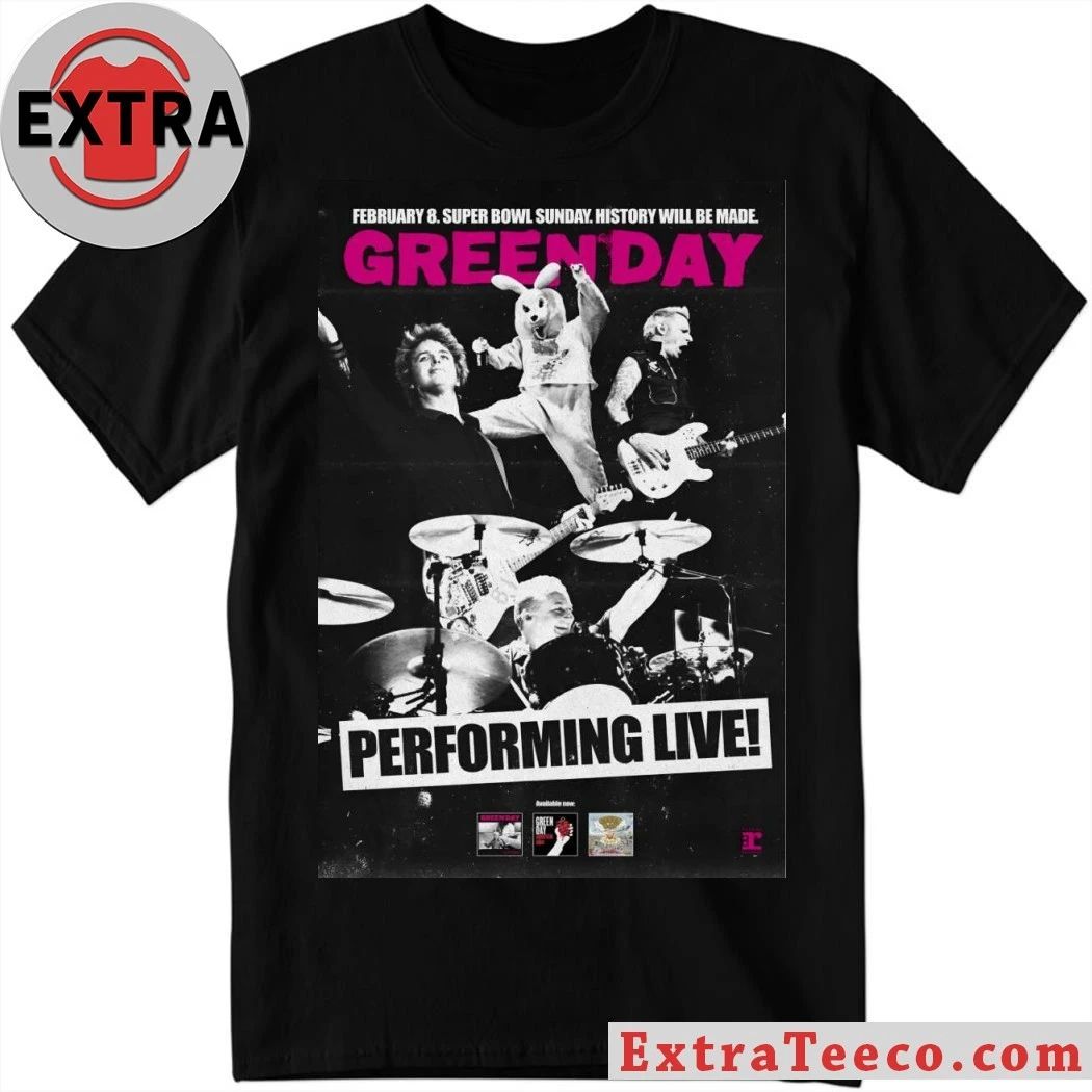 Poster Green Day At Levi’s Stadium In Santa Clara, CA On Feb 8, 2026 Shirt