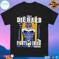 Skull Im A Die Hard Notre Dame Fighting Irish Fan Your Approval Is Not Required T-shirts