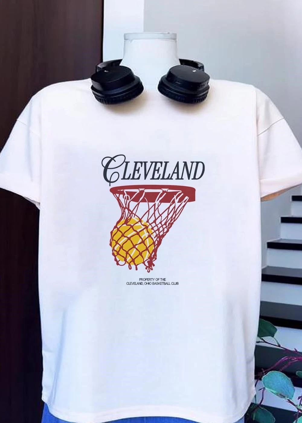 Property of the Cleveland Ohio Basketball Club, Cleveland Hoop Swish shirt