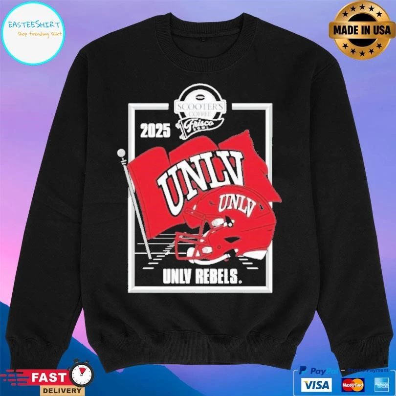 Unlv Rebels 2025 Frisco Bowl Helmet T-shirts