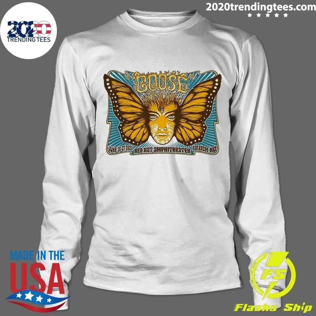 Goose The Band At Red Hat Amphitheater In Raleigh NC On June 26 27 2026 Shirt