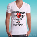 T-shirt V Neck Jersey " Sentence George Best God " Road To Happiness Gift Idea