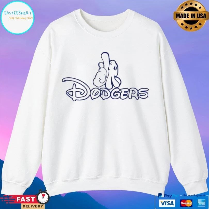 Mikey Los Angeles Dodgers Baseball Logo Champs T-shirts