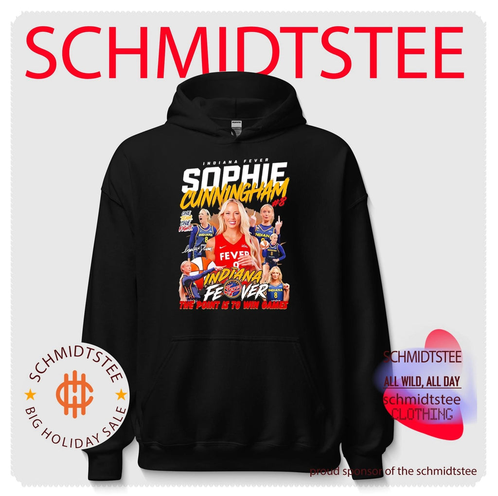 Indiana Fever Sophie Cunningham one team one fight the point is to win games shirt