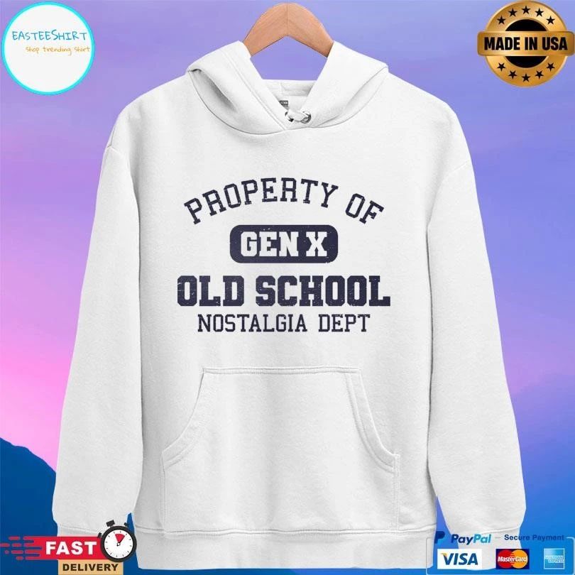Property Of Genx Old School Nostalgia Department T-shirts