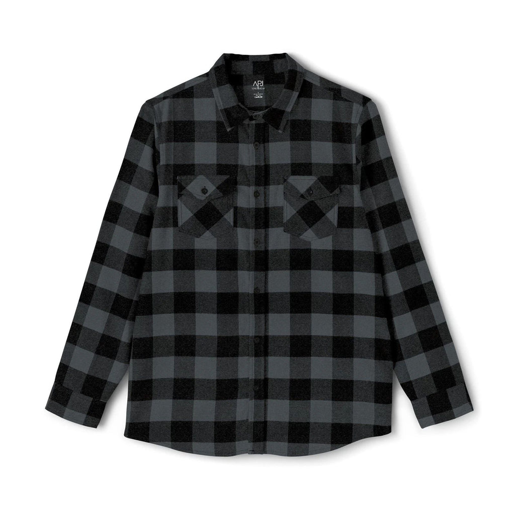 APJ Streetwear Classic Flannel Shirt | Long Sleeve Button-Up Plaid