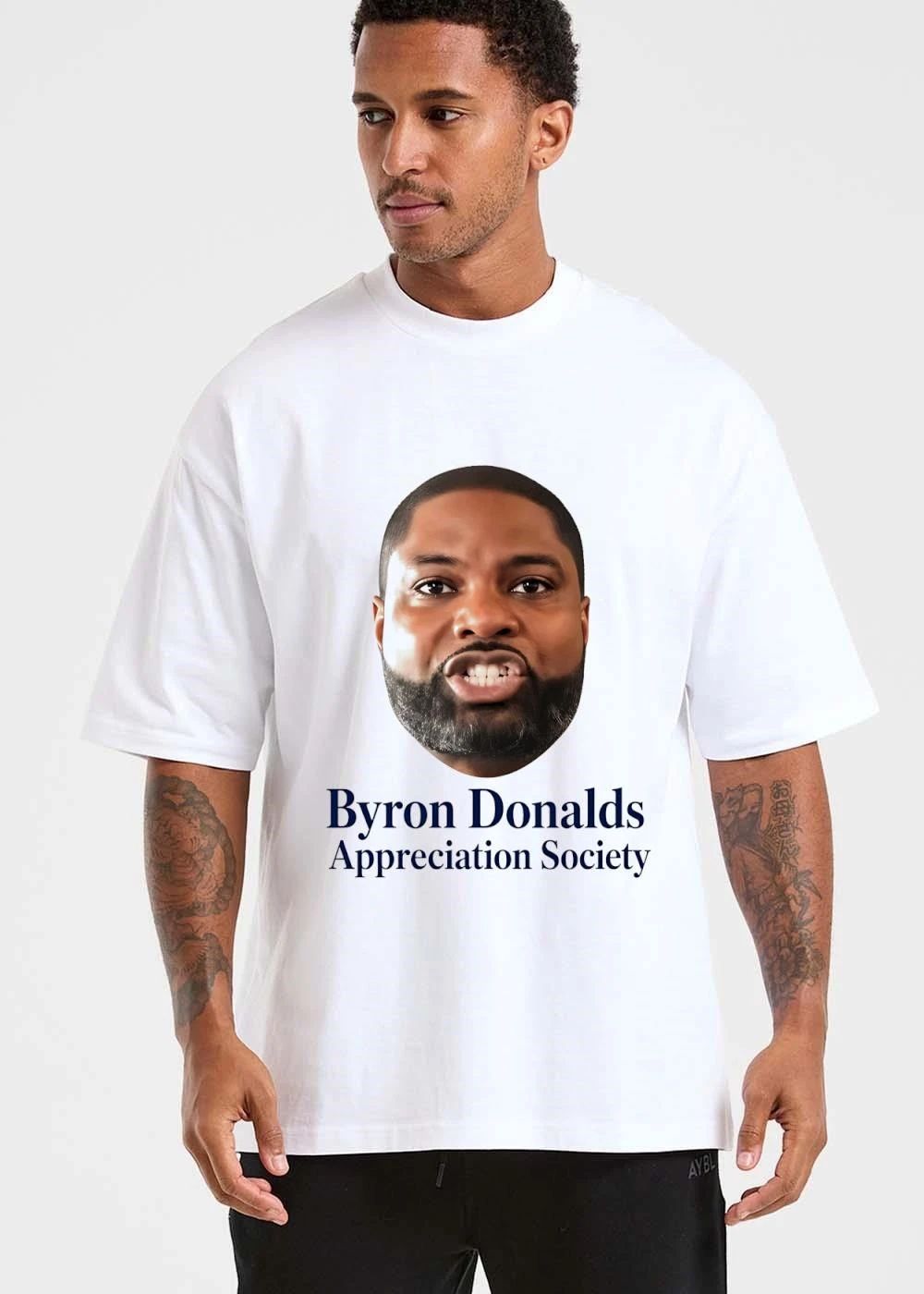 Byron Donalds Appreciation Society Cutout Head Photo Portrait shirt