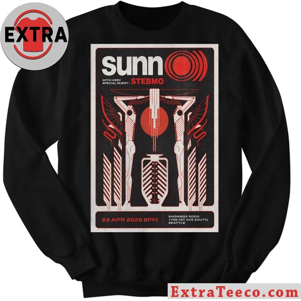 SUNN O))) 4 24 2026 Seattle WA Poster Shirt