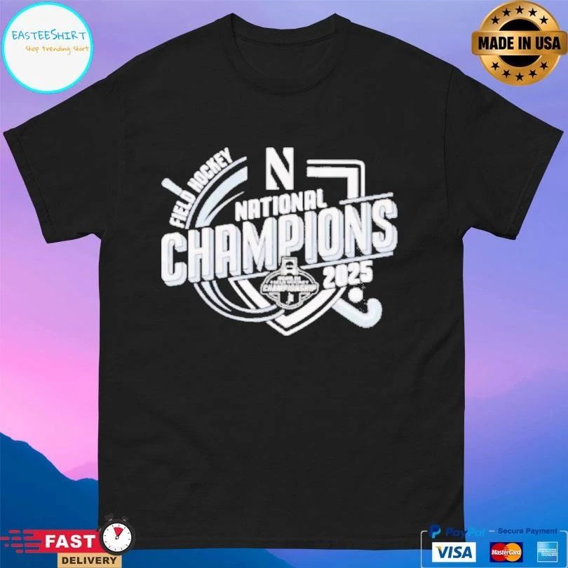 Northwestern Field Hockey National Champions 2025 T-shirts