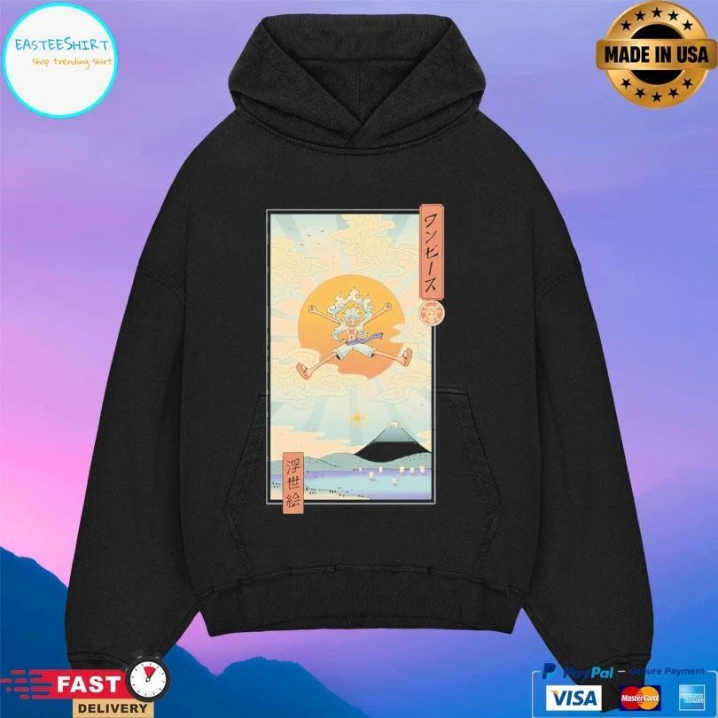 Luffy Gear 5 Pirates Ukiyo-e T-shirts