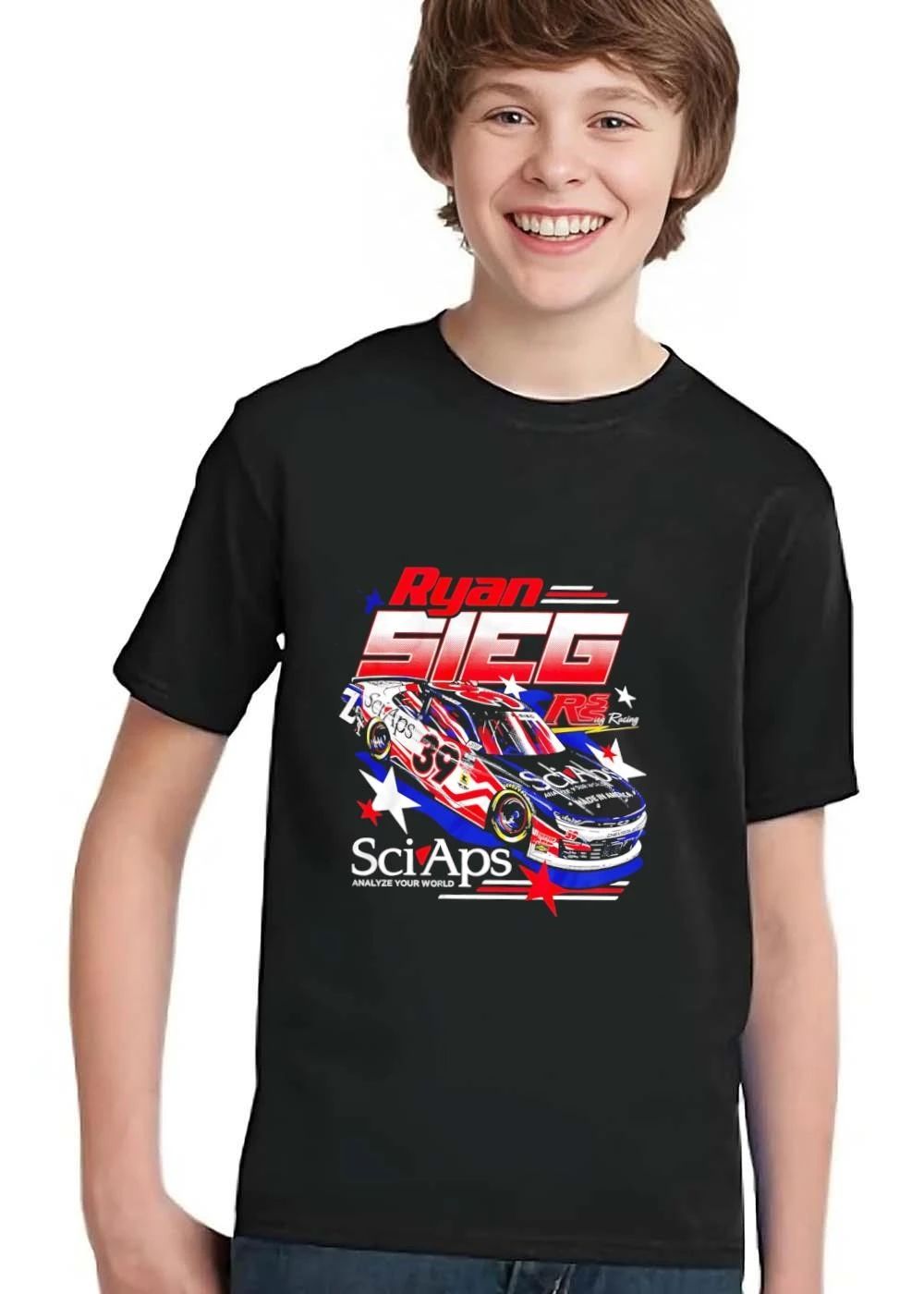 Rss Racing Sciaps Analyze Your World Ryan Sieg 39 Race Car Stars Halftone shirt