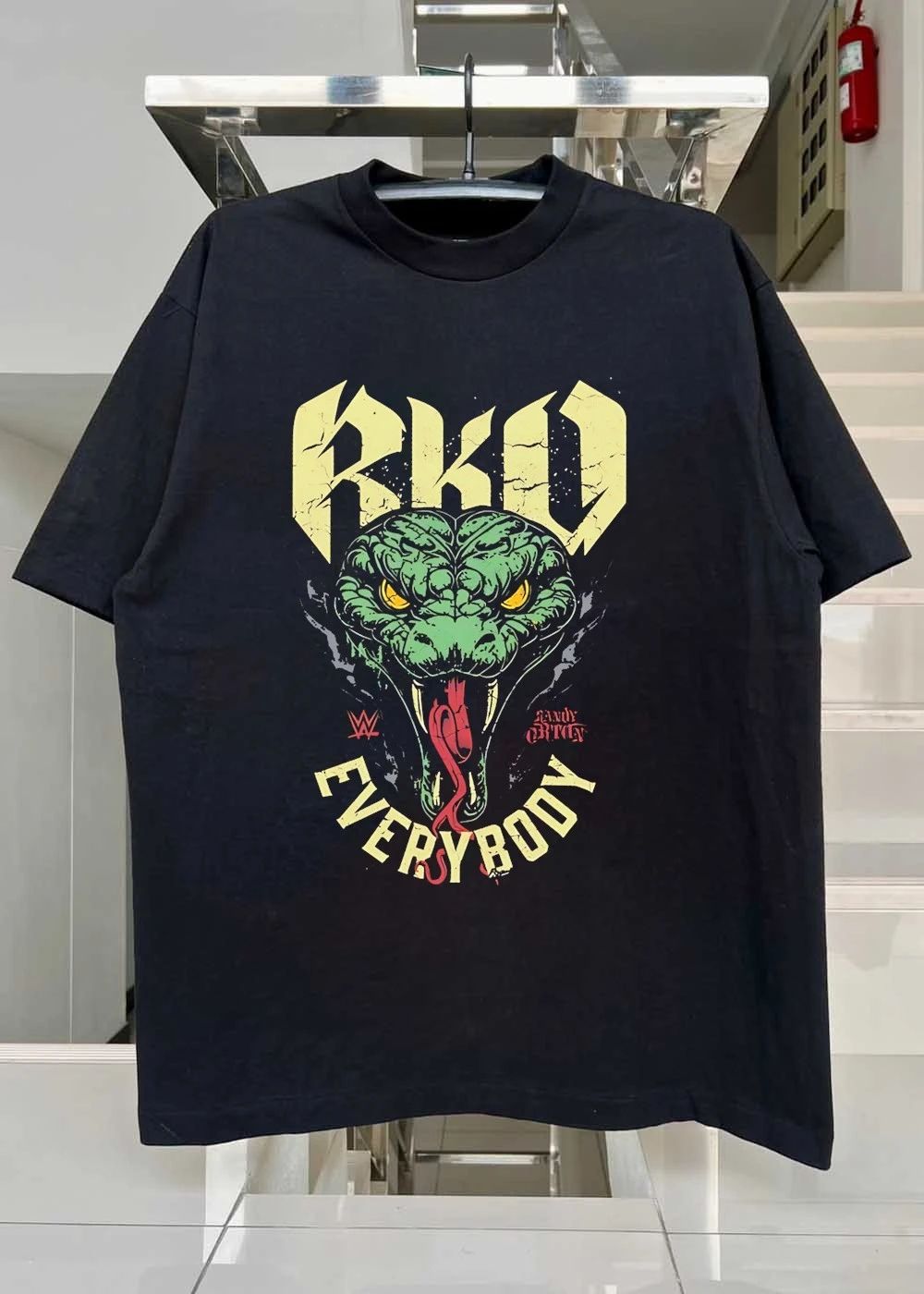 Randy Orton RKO Outta Nowhere Snake Graphic T-Shirt