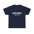Santa Monica California Vintage Simple Y2k Aesthetic, Athletic Dept Tee